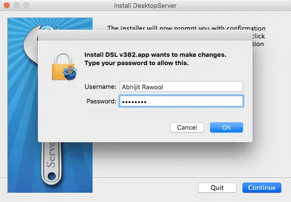 DesktopServer Installation Step 2
