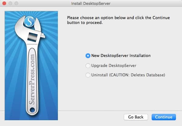 DesktopServer Installation Step 4