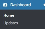 Dashboard Menu