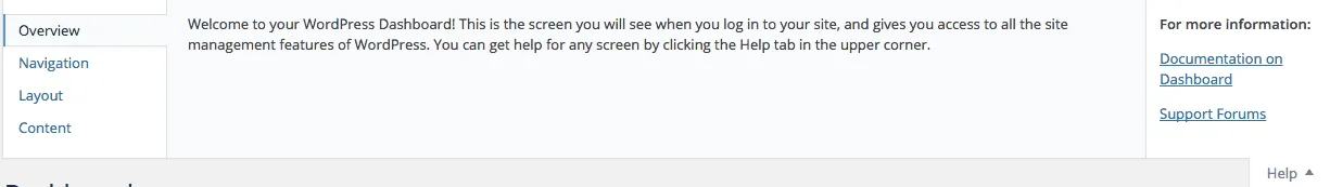 Help Tab