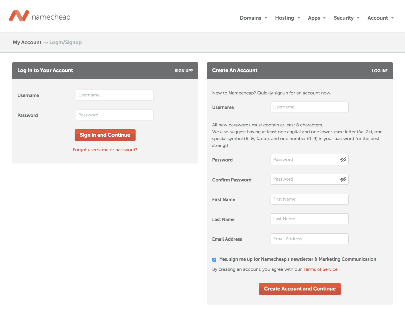Namecheap Register Domain