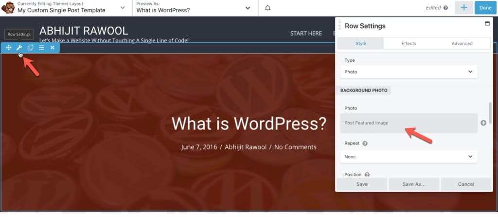 How To Create A WordPress Single Post Template Without Writing Code