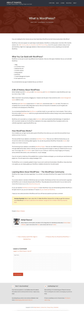 How To Create A WordPress Single Post Template Without Writing Code