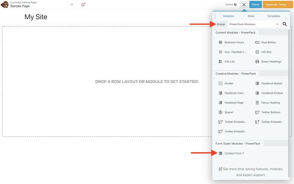 Drag-Drop Contact Form 7 Module