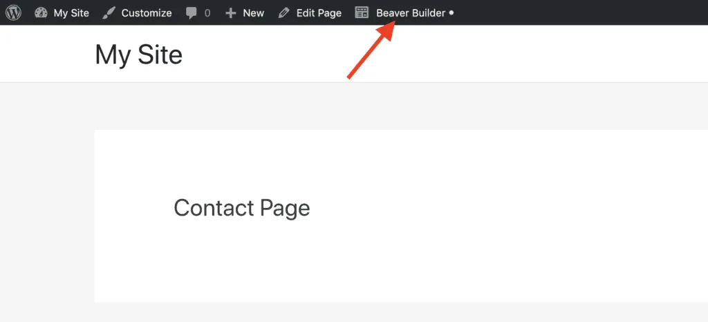Edit with Beaver Builder