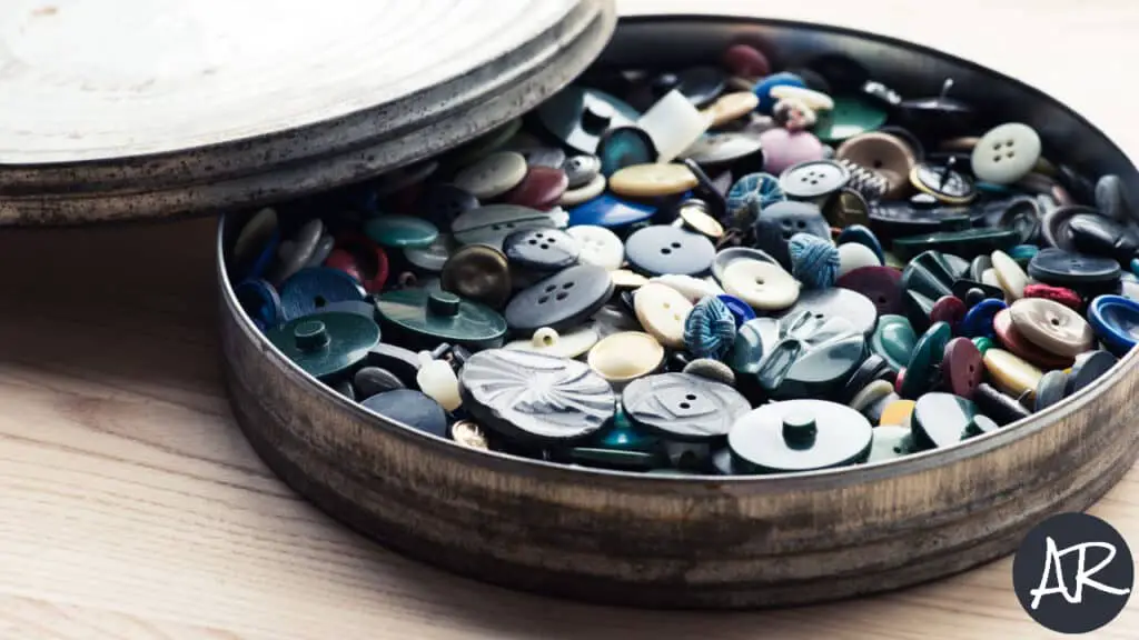 Image of buttons in a box